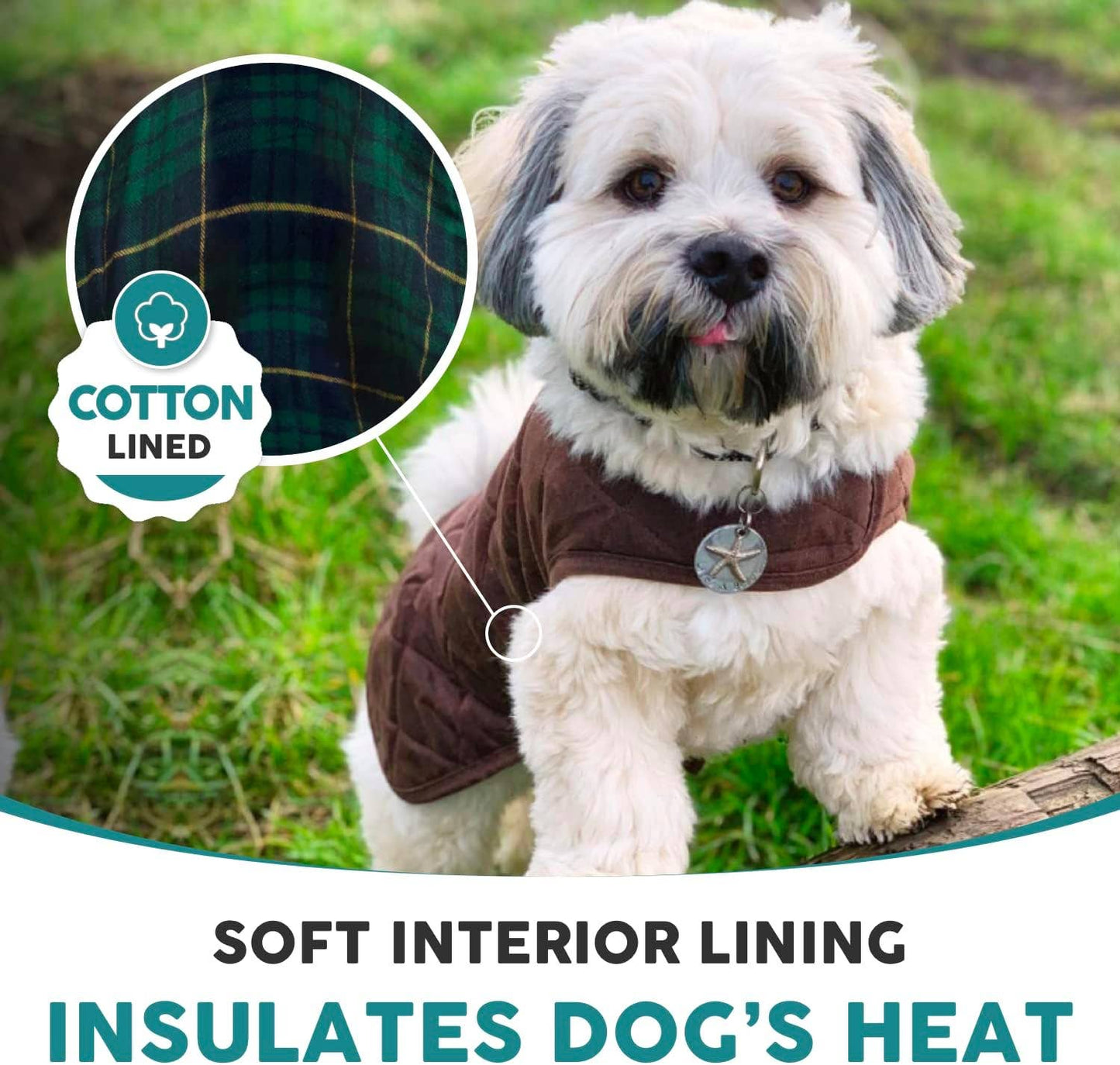 Embark Pets Wax Dog Jacket - Dog Coat for Cold Winters
