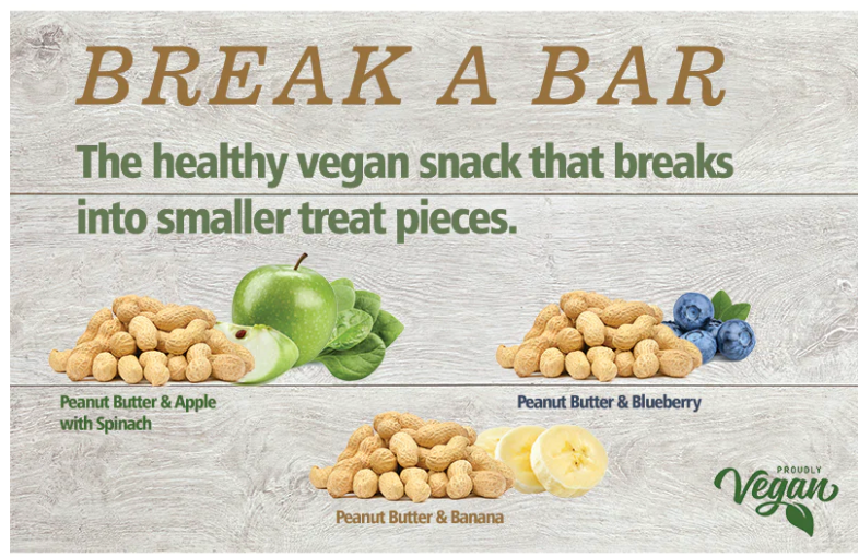Maks Patch Break A Bar - Multi Flavour Vegan Dog Treats.