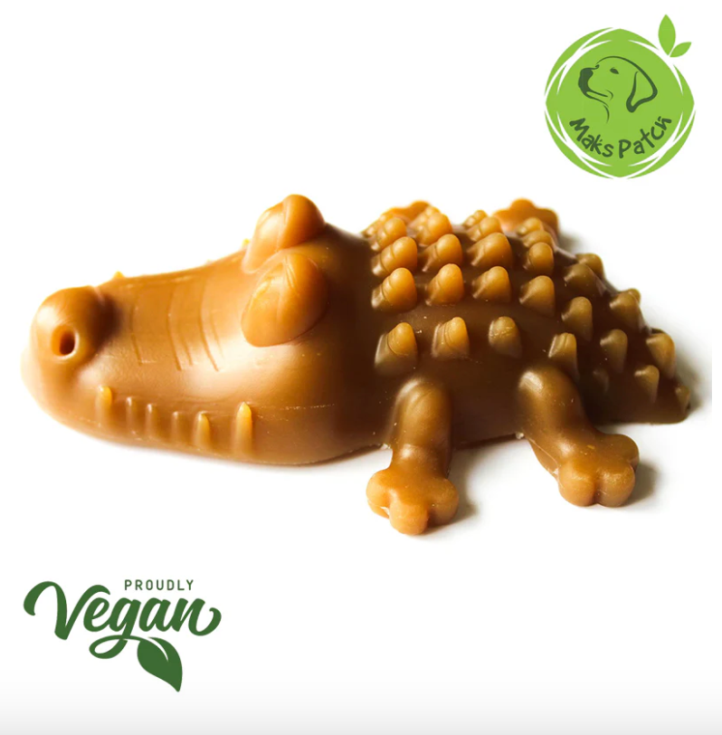 Vegan Dog Treats - Maks Patch Peanut Butter Crocodiles Medium