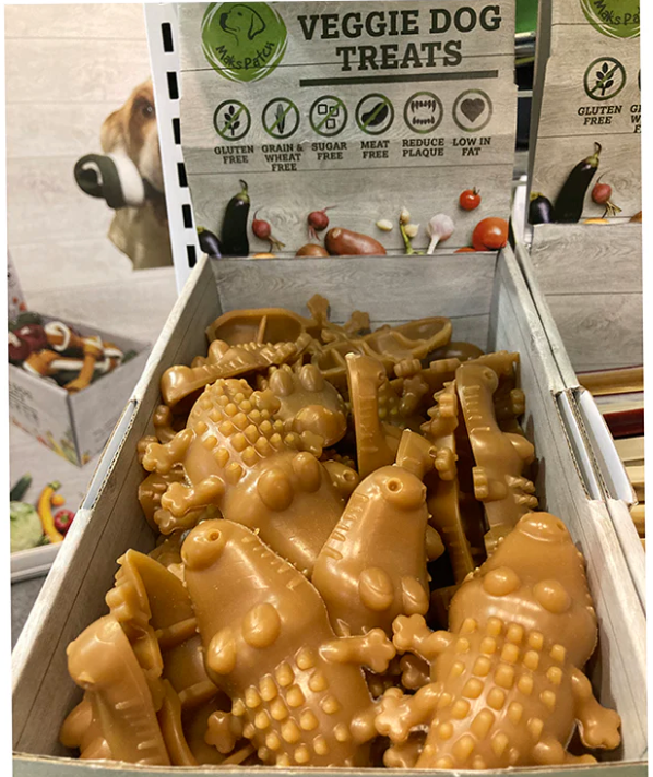 Vegan Dog Treats - Maks Patch Peanut Butter Crocodiles Medium