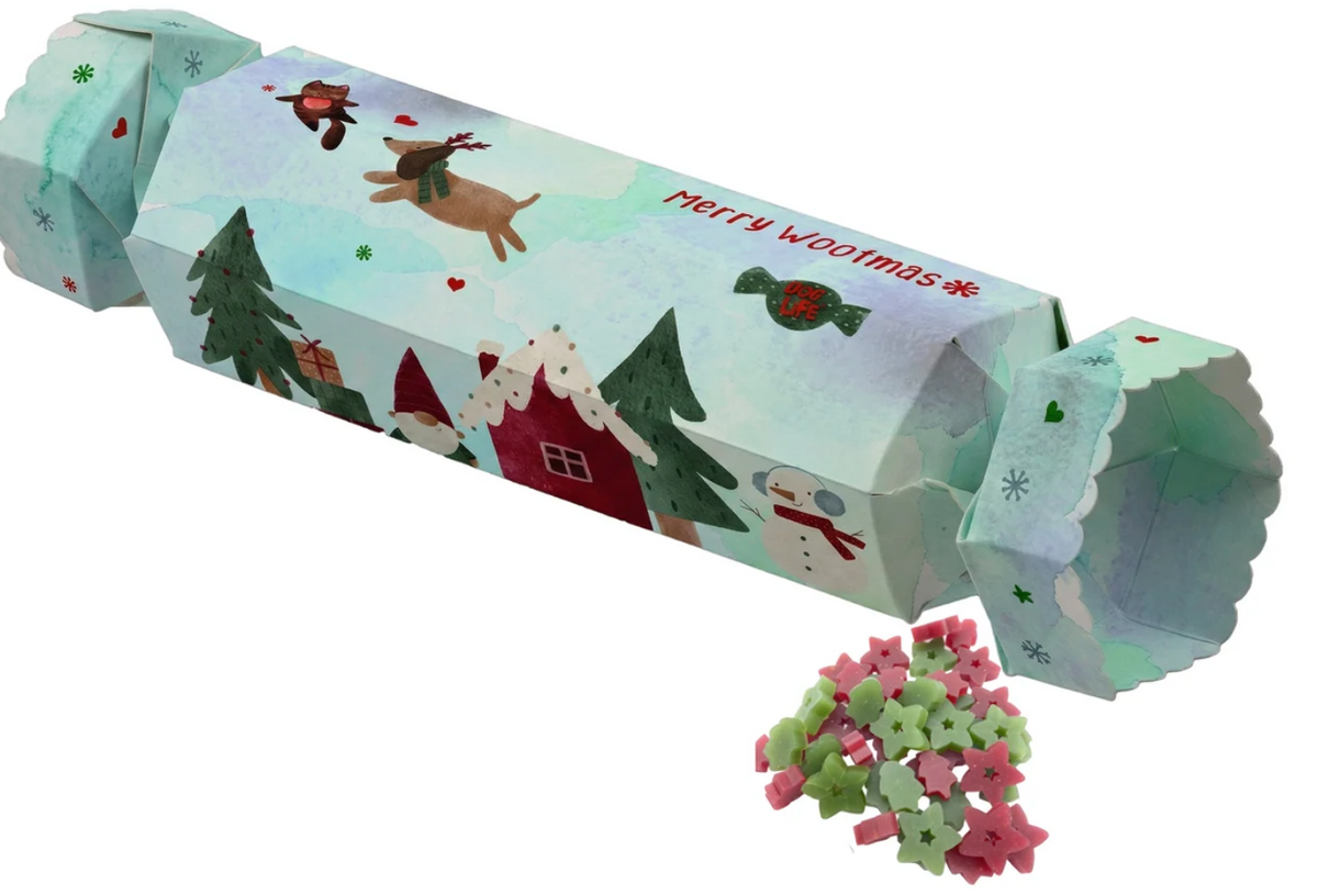 Happy Pet Happy Holidays 25-Day Dog Advent Calendar And Zero Hide Merry Woofmas Cracker