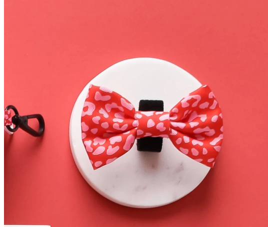 COCOPUP Red & Pink Leopard Adjustable Neck HARNESS