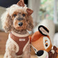 COCOPUP Brown Aviator Adjustable Neck HARNESS SET