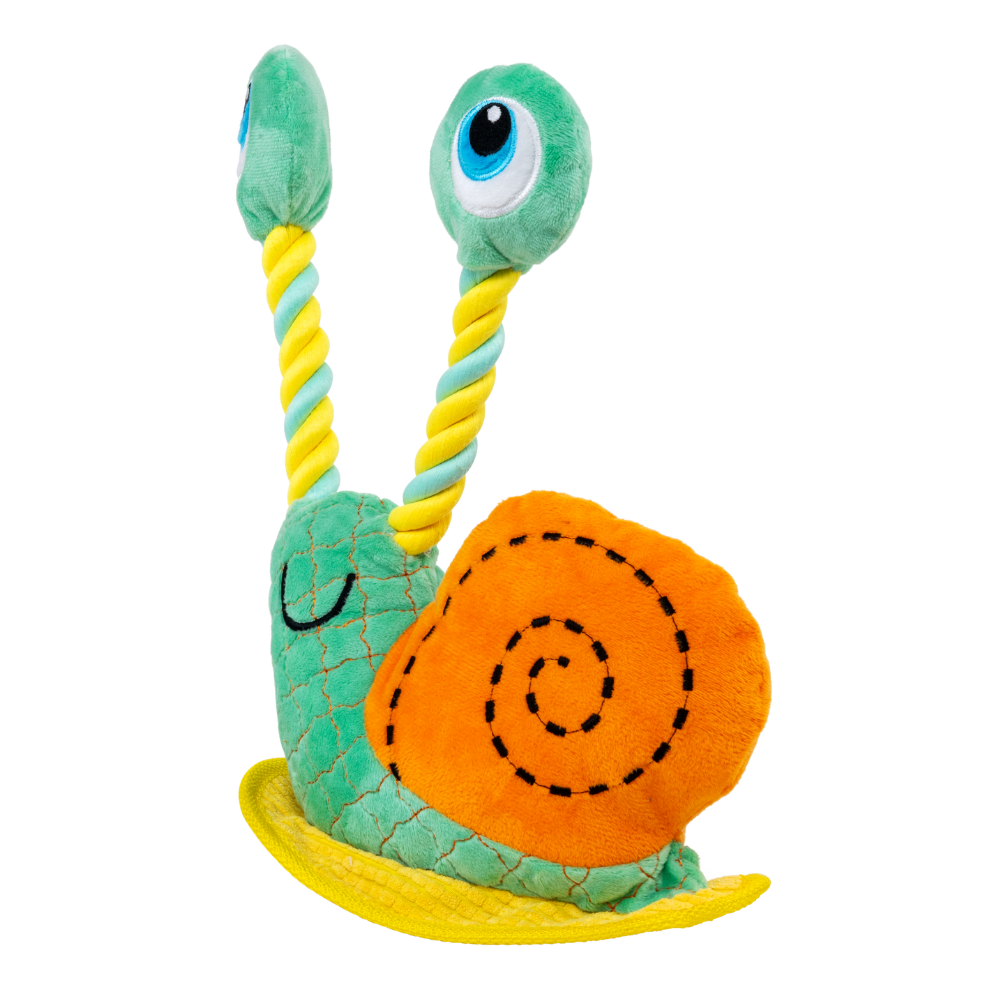 KONG Bendeez Snail Dog Toy Large Tough Plush Toy
