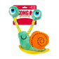 KONG Bendeez Snail Dog Toy Large Tough Plush Toy