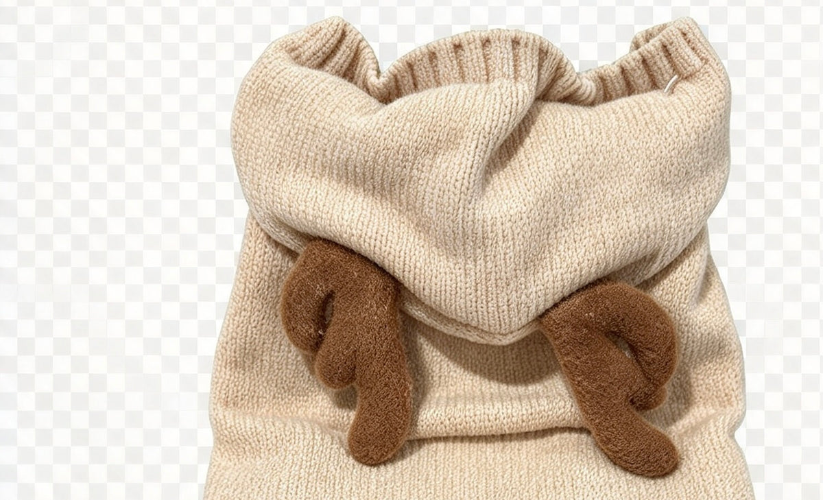 Happy Pet Reindeer Hooded Sweater S/M M/L