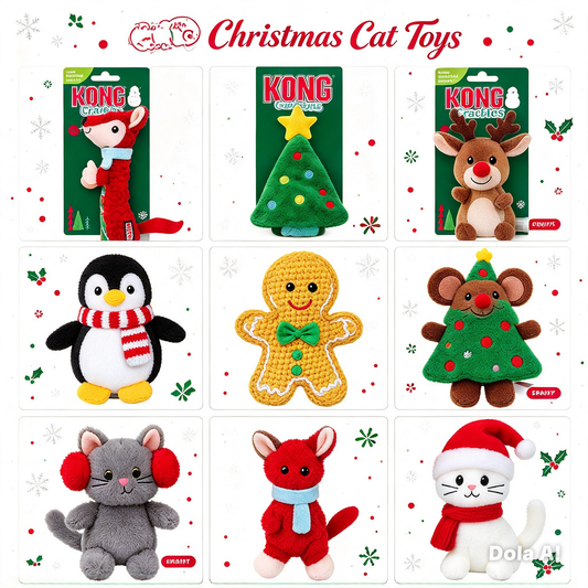 KONG Holiday Christmas toys designed for Cats