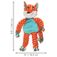 KONG Floppy Knots Fox - Small/ Medium KONG Floppy Knots are the newest arrival in the Knots tribe with a cheerful, floppy design allowing for great thrashing fun.