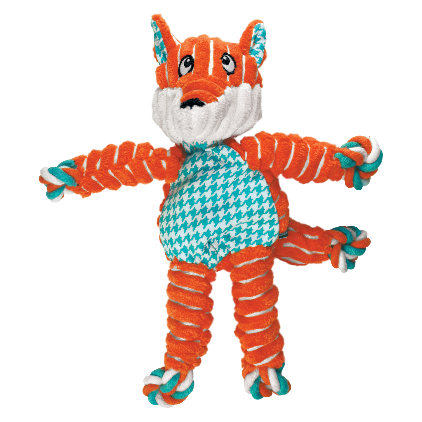 KONG Floppy Knots Fox - Small/ Medium KONG Floppy Knots are the newest arrival in the Knots tribe with a cheerful, floppy design allowing for great thrashing fun.