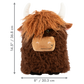 KONG Comfort Jumbo Highland Cow Dog Toy