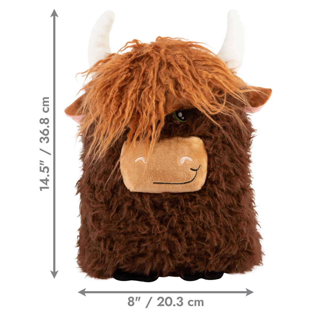 KONG Comfort Jumbo Highland Cow Dog Toy