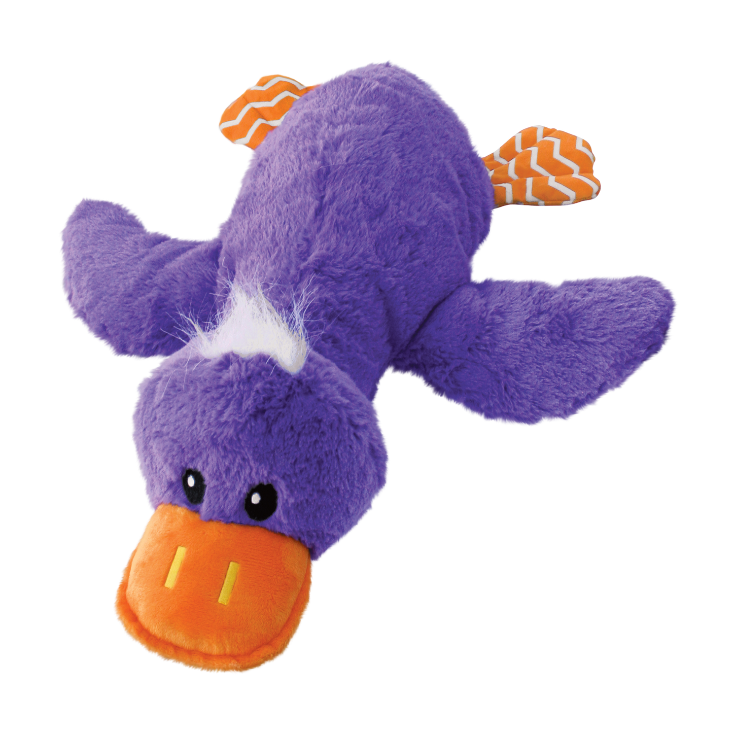KONG Comfort Jumbo Plush Dog Toy - Yellow Duck-Purple Duck