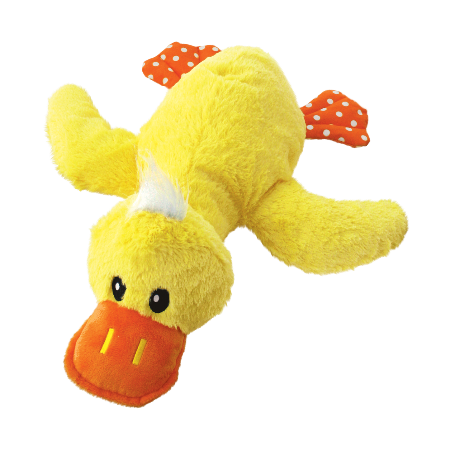 KONG Comfort Jumbo Plush Dog Toy - Yellow Duck-Purple Duck