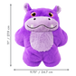 KONG Snuzzles XL colossal characters are plump-full of fun! Snuzzles XL’s full-body squeaker calls out with a long, low-tone bellow, and gives the toy a dense mouthfeel that engages play and rewards natural chewing behavior with every bite.