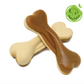 Vegan Dog Chews - Maks Patch Peanut Butter Dual Bones.Large