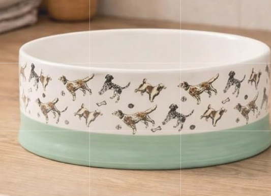 Banbury & Co Ceramic Bowl for water or food perfect for dogs and puppies
