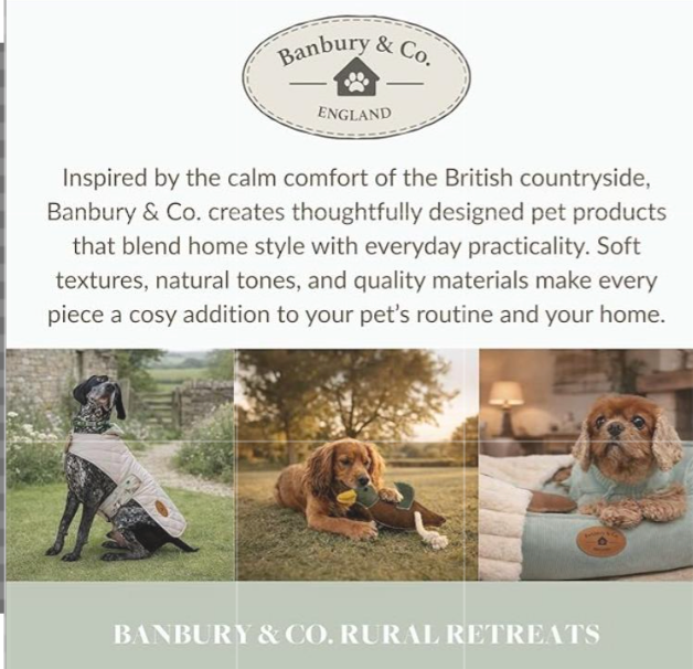 Banbury & Co Ceramic Bowl for water or food perfect for dogs and puppies
