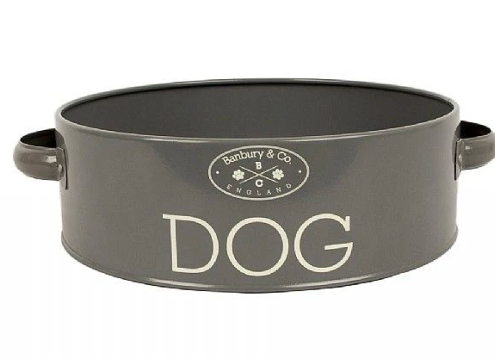Banbury & Co Dog Feeding/Water Tin - perfect for dogs and puppies