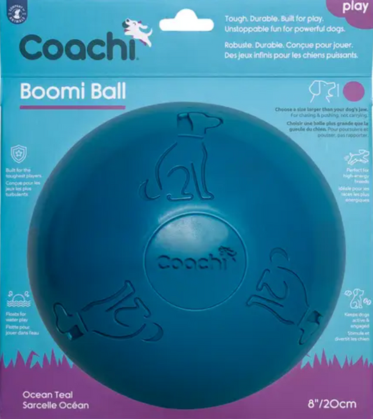 Boomi Ball by Coachi -The new version of the original Boomer ball, new colours and sizes perfect for dogs and puppies