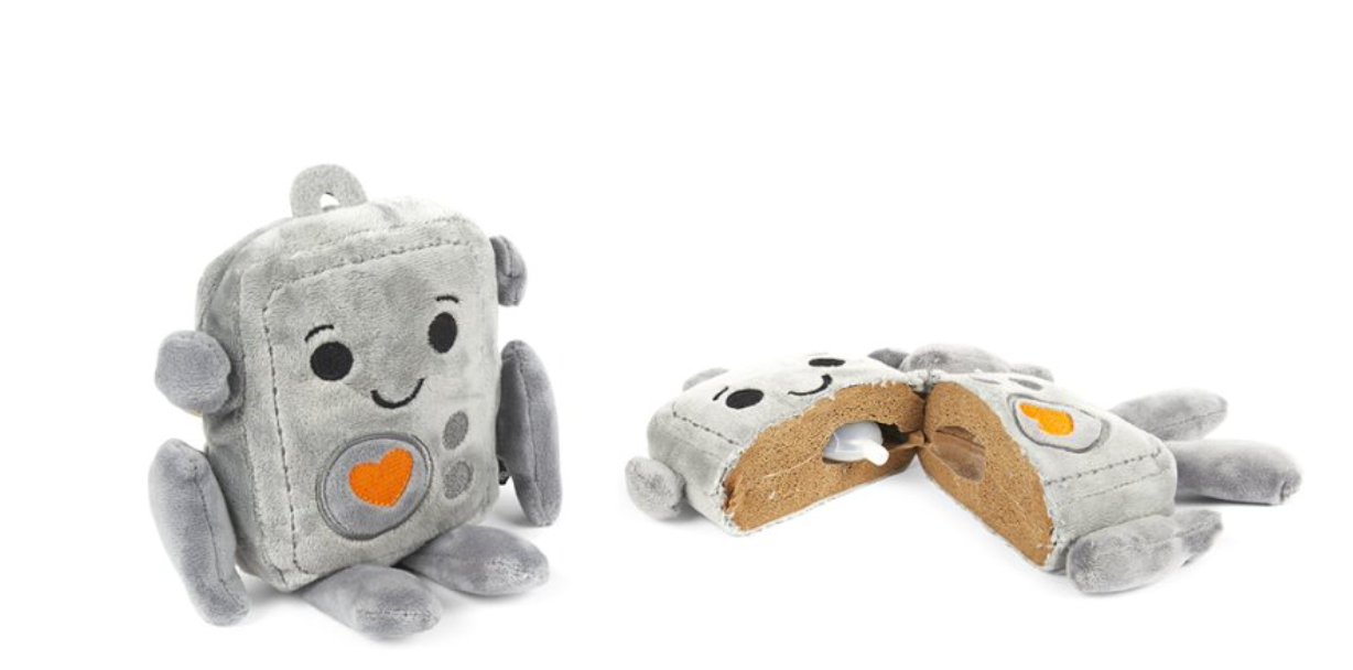 Petface Seriously Strong Plush Robot Dog Toy is built to withstand even the strongest of chewers