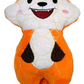 Fox Plush Tough Toy - Durable, Kevlar-Built, Squeaker for Strong Chewers