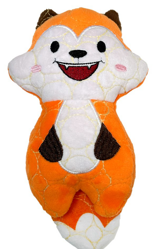 Fox Plush Tough Toy - Durable, Kevlar-Built, Squeaker for Strong Chewers