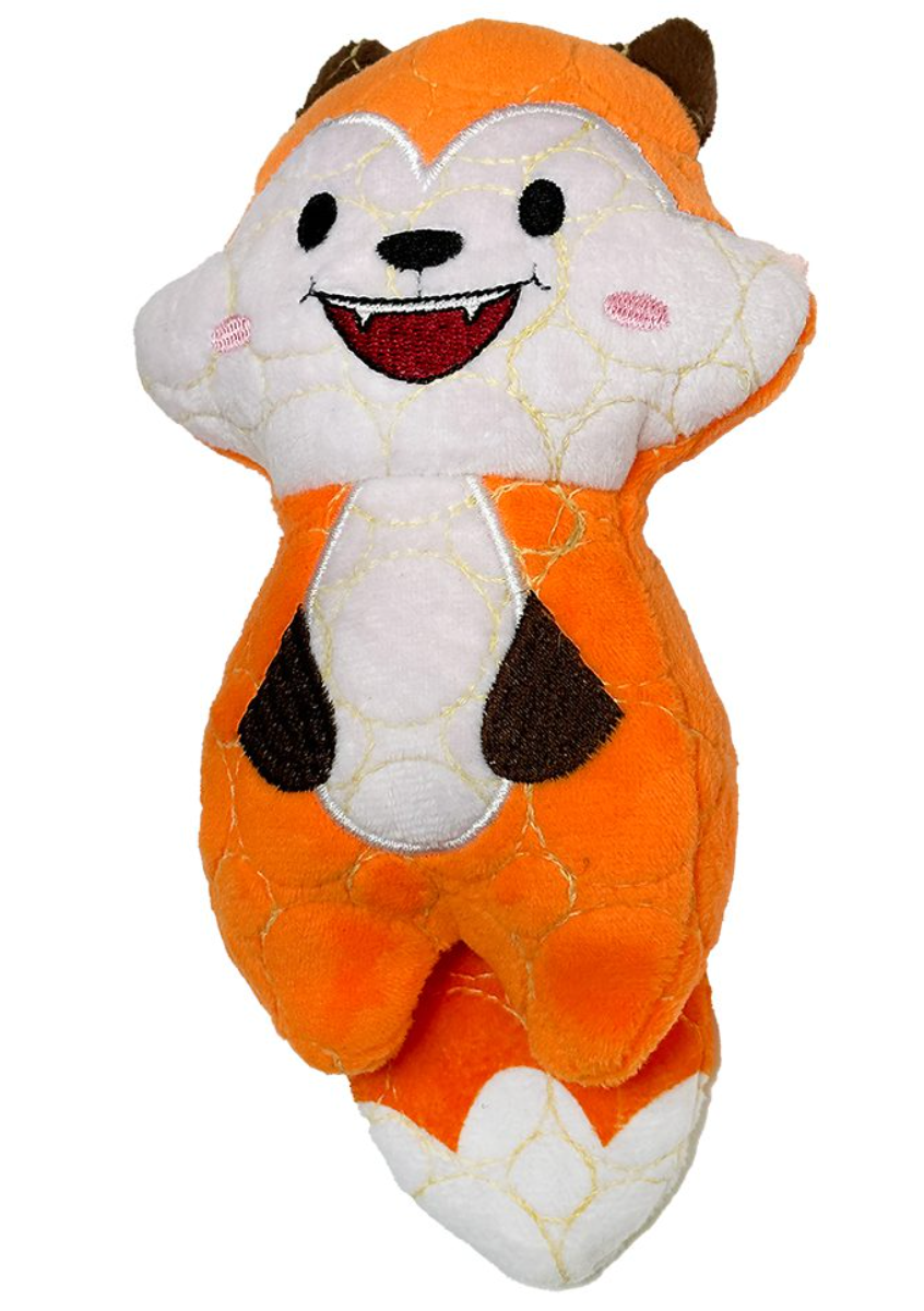 Fox Plush Tough Toy - Durable, Kevlar-Built, Squeaker for Strong Chewers