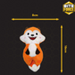 Fox Plush Tough Toy - Durable, Kevlar-Built, Squeaker for Strong Chewers