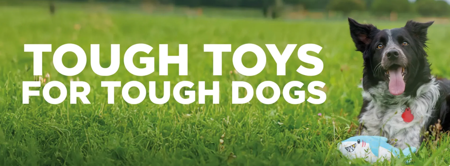 Fox Plush Tough Toy - Durable, Kevlar-Built, Squeaker for Strong Chewers