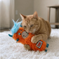 KONG Kickeroo Highland Cows are the perfect toy for your cool kitty! A bright shaggy 'do and long plush body filled with catnip