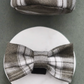 COCOPUP Olive Check Bow Tie