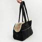 Cocopup Dog Carrier in Quilted Black.&nbsp;Combining ultimate comfort for your pup with effortless, chic functionality for you. Designed specifically for small dogs and puppies, this stylish tote-style carrier makes every outing easy.&nbsp;