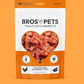 Bros Pets Treats Our Bites are the ultimate healthy snack for your pets, made with premium, single protein sources. Ideal for training or treating, these grain-free and gluten-free bites are packed with nutrients to support your pet's well-being.