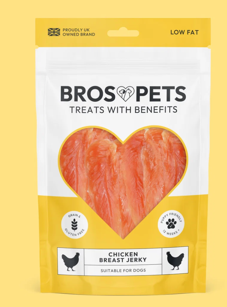 Bros Pets Treats Our Bites are the ultimate healthy snack for your pets, made with premium, single protein sources. Ideal for training or treating, these grain-free and gluten-free bites are packed with nutrients to support your pet's well-being.