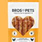 Bros Pets Treats Our Bites are the ultimate healthy snack for your pets, made with premium, single protein sources. Ideal for training or treating, these grain-free and gluten-free bites are packed with nutrients to support your pet's well-being.