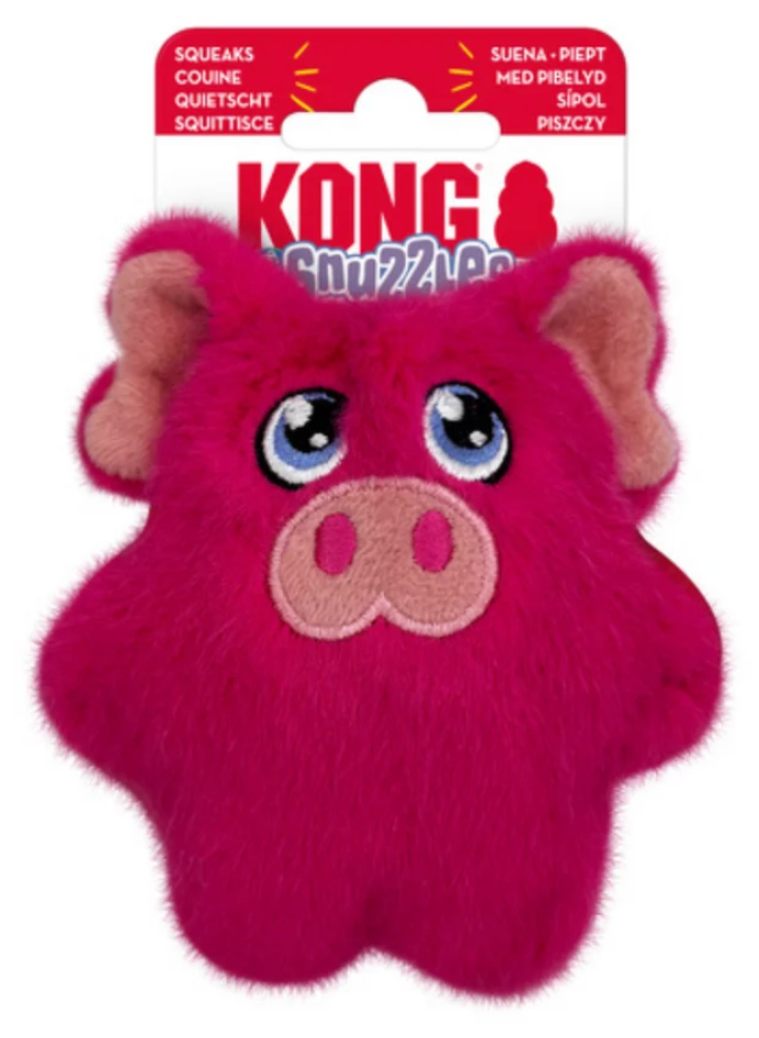 KONG Snuzzles Xsmall Dog Toy - Mini Llama-Mini Otter-Mini Frog-Mini Pig