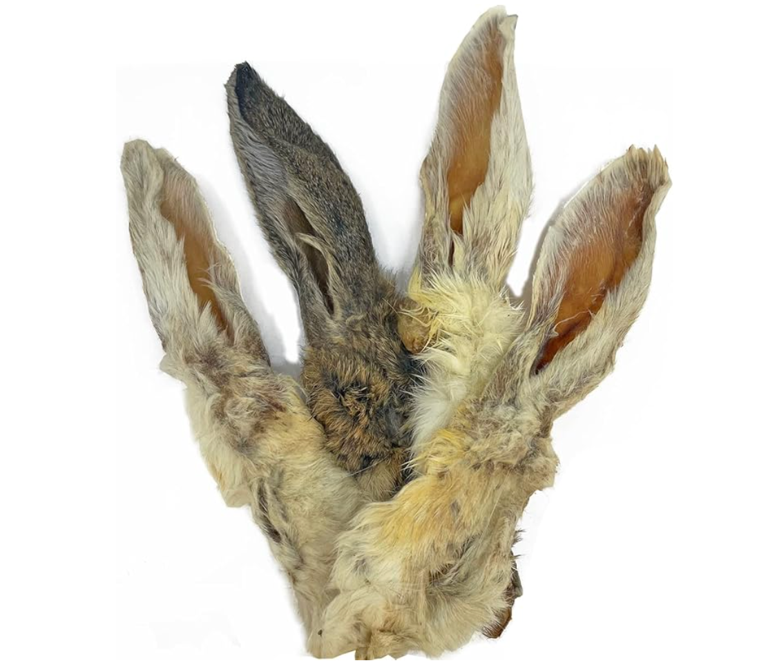 True Dog Rabbit Ears with Fur 1kg (75-85 Ears) | Premium Hypoallergenic Dog Chew Treat for Puppy, Adult & Senior, 100% Natural, Grain & Gluten Free Treat