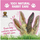 True Dog Rabbit Ears with Fur 1kg (75-85 Ears) | Premium Hypoallergenic Dog Chew Treat for Puppy, Adult & Senior, 100% Natural, Grain & Gluten Free Treat