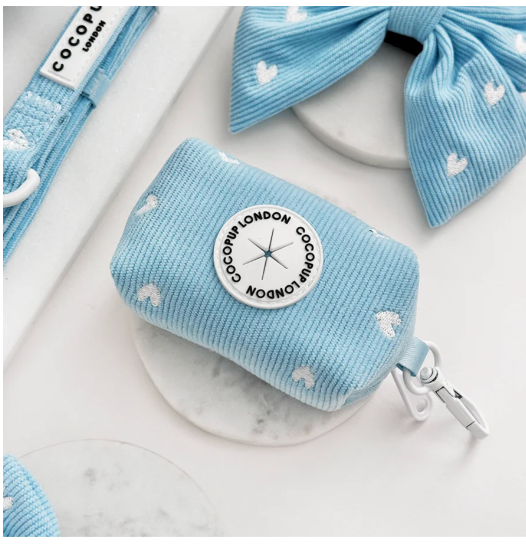 COCO PUP Blue Heart HARNESS SET