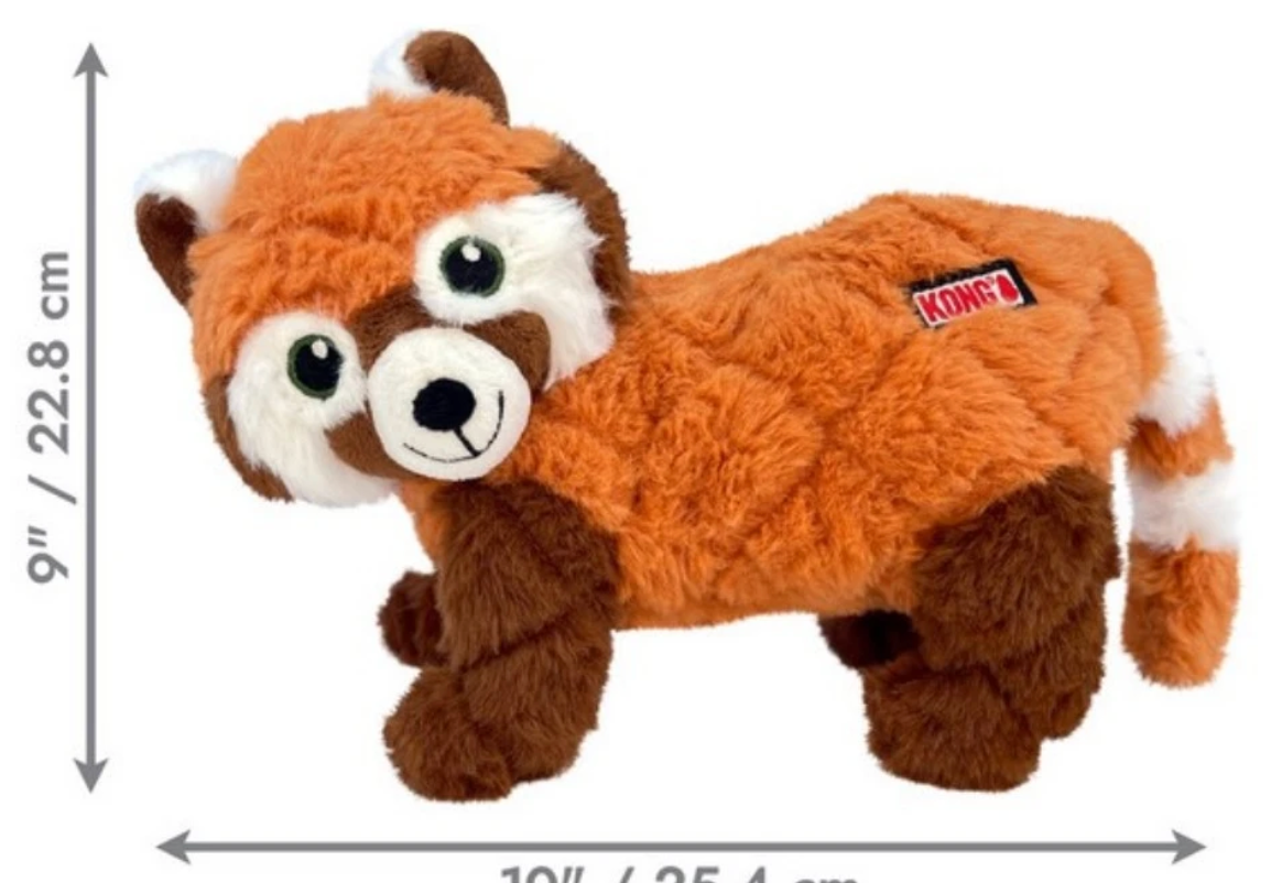 KONG Scampers Red Panda Dog Toy