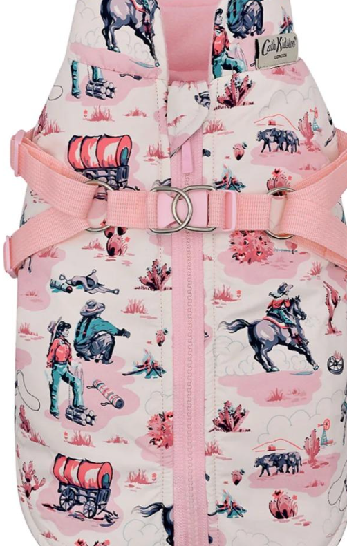 Cath Kidston Cowgirl Dog Coat with Harness