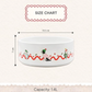 Cath Kidston Hearts and Roses Ceramic Pet Bowls in two different sizes