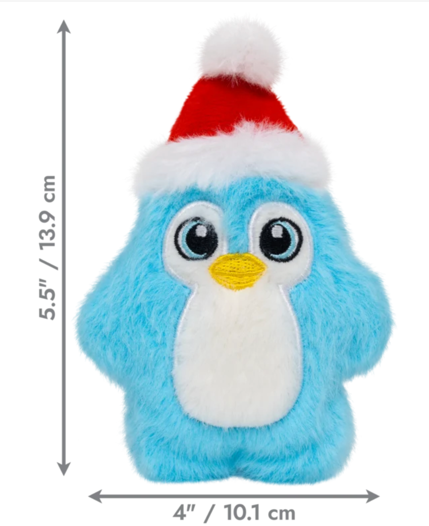 KONG Holiday Christmas Toys for Dogs and Puppies - Snuzzles range from XL to XS