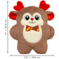 KONG Holiday Christmas Toys for Dogs and Puppies - Snuzzles range from XL to XS