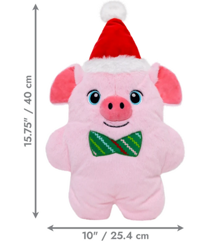 KONG Holiday Christmas Toys for Dogs and Puppies - Snuzzles range from XL to XS
