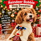 Happy Pet Reindeer Bobble Christmas Dog Sweater 🦌 Festive Knitted Jumper