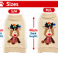 Happy Pet Reindeer Bobble Christmas Dog Sweater 🦌 Festive Knitted Jumper