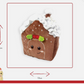 Happy Pet Gingerbread House Snuffle Dog Toy Treat Puzzle Foraging Christmas Fun and red velvet plush dog toy