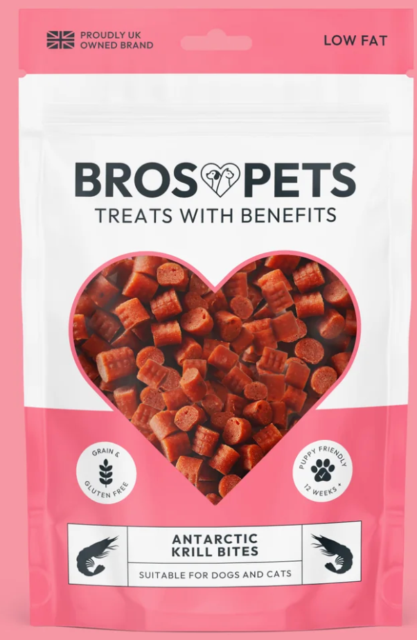 Bros Pets Treats Our Bites are the ultimate healthy snack for your pets, made with premium, single protein sources. Ideal for training or treating, these grain-free and gluten-free bites are packed with nutrients to support your pet's well-being.