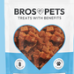 Bros Pets Treats Our Bites are the ultimate healthy snack for your pets, made with premium, single protein sources. Ideal for training or treating, these grain-free and gluten-free bites are packed with nutrients to support your pet's well-being.